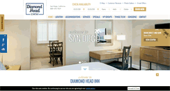 Desktop Screenshot of diamondheadinn.com